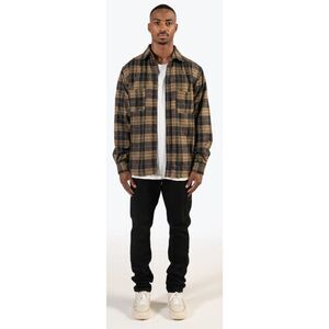 RICHIE LE Brushed Flannel Yellow Size XL SOLD OUT ONLINE